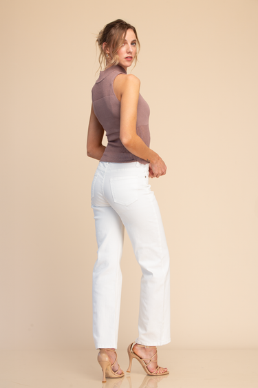 BLUSA TEJIDA CUELLO ALTO