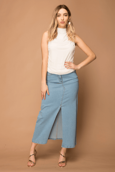 BLUSA DRAPEADA MESH - Ferriano Store