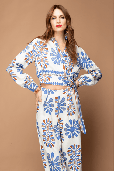 BLUSA ESTAMPADA MANGA LARGA - Ferriano Store