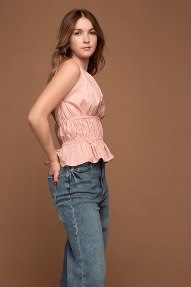 BLUSA HALTER CON ELASTICO - Ferriano Store