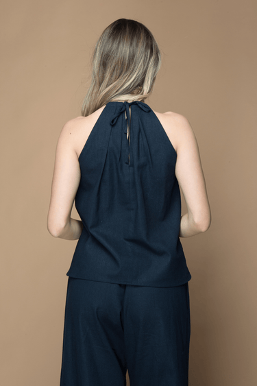 BLUSA HALTER LINO - Ferriano Store