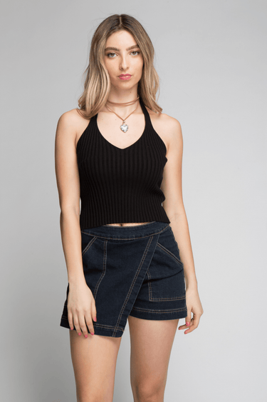 BLUSA HALTER TEJIDA - Ferriano Store