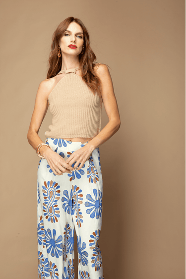 BLUSA HALTER TEJIDA - Ferriano Store