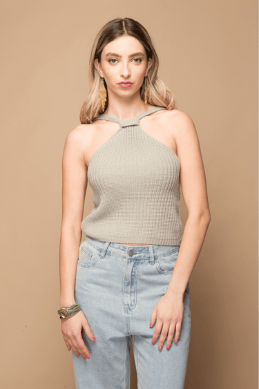 BLUSA HALTER TEJIDA - Ferriano Store
