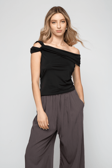 BLUSA OFF SHOULDER CON NUDO - Ferriano Store