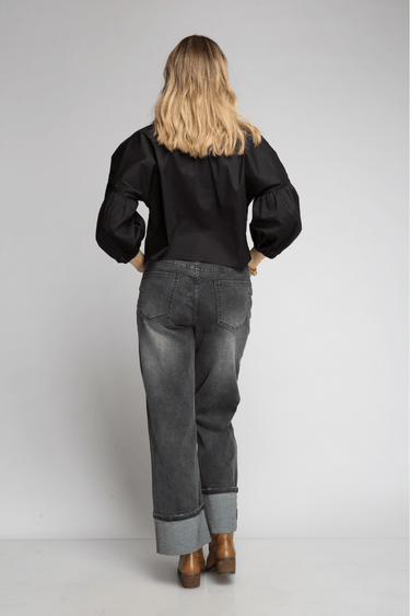 BLUSA POPELINA MANGAS AGLOBADAS - Ferriano Store