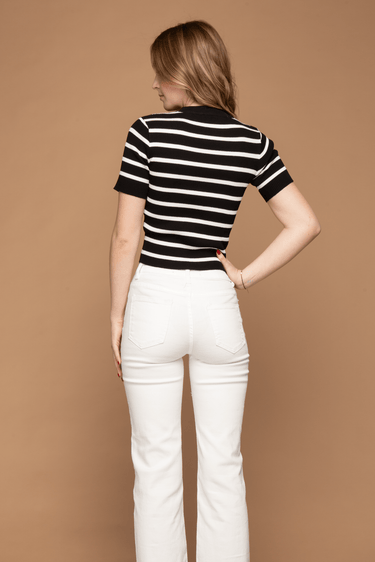 BLUSA TEJIDA DE RAYAS - Ferriano Store