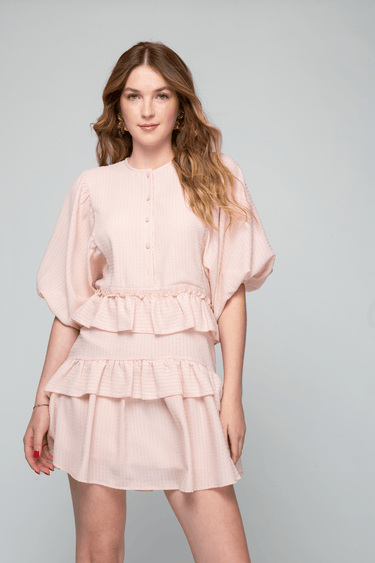 VESTIDO OLANES MANGA 3/4 - Ferriano Store