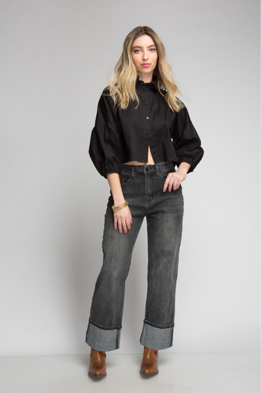 JEANS WITH FOLD