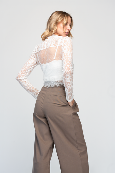 Blusa De Encaje