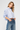 Blusa Camisera Corta A Rauas Manga Larga