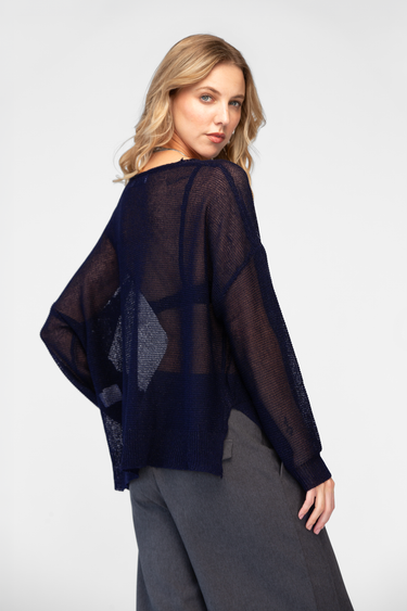 Blusa Tejida Manga Larga