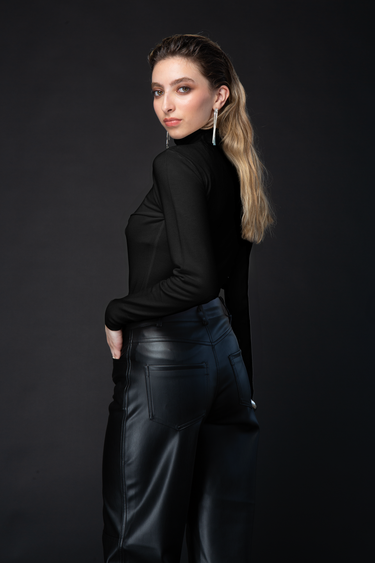 Blusa Tejida Cuello Tortuga