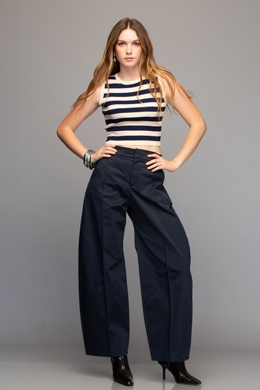 BLUSA TEJIDA A RAYAS