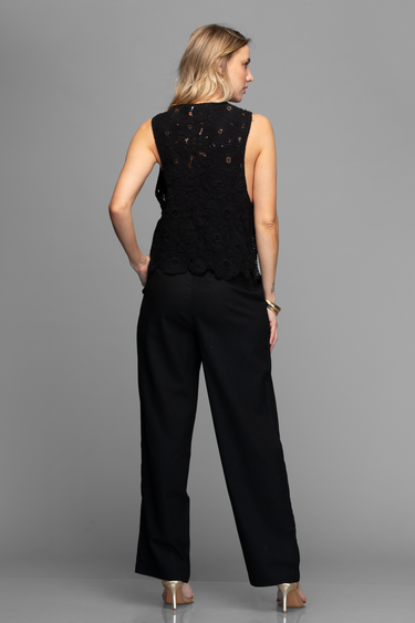 Blusa Tejida De Amarres