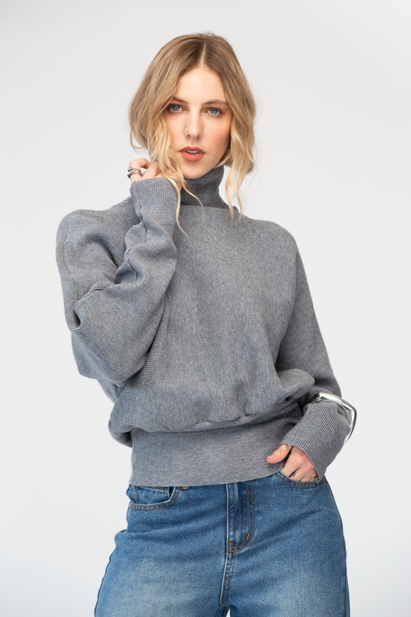 Blusa Tejida Manga Larga
