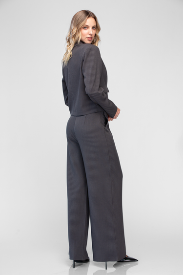 Pantalón De Vestir De Rayas