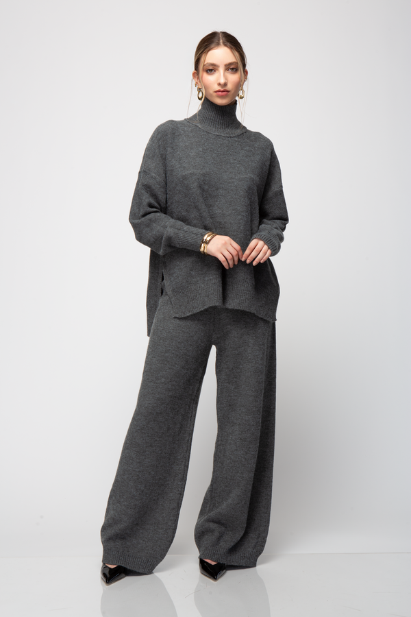 Set Sweater Y Pantalón Tejido