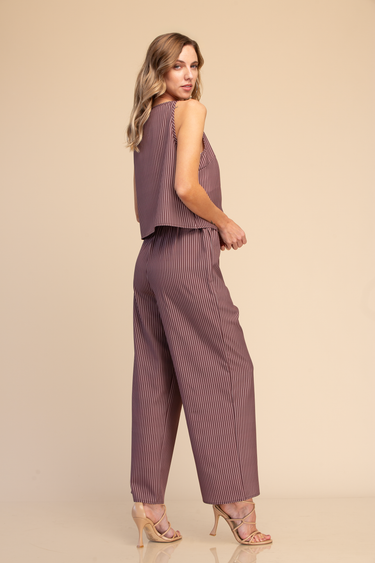 SET BLUSA Y PANTALÓN DE RAYAS