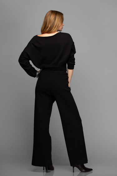 Set Tejido Blusa Manga Larga Y Pantalón