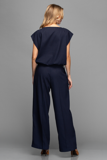 Set Blusa Aglobada Y Pantalón Recto