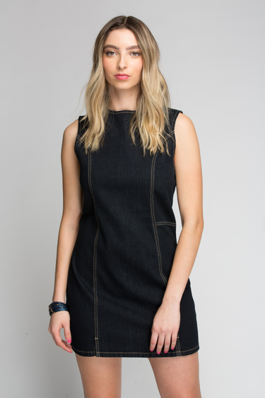 VESTIDO MEZCLILLA SIN MANGAS