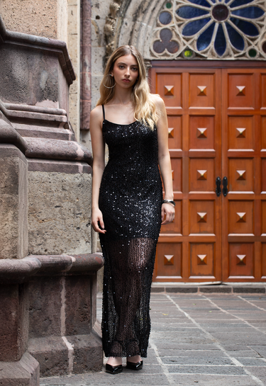 Vestido Largo Lentejuela