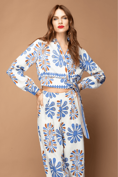 BLUSA ESTAMPADA MANGA LARGA - Ferriano Store