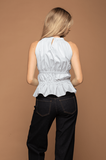 BLUSA HALTER CON ELASTICO - Ferriano Store