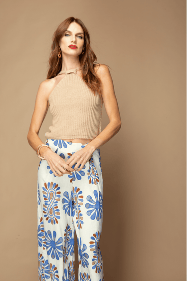 BLUSA HALTER TEJIDA - Ferriano Store