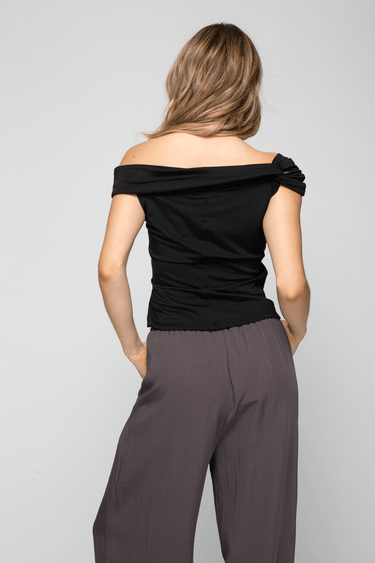 BLUSA OFF SHOULDER CON NUDO - Ferriano Store