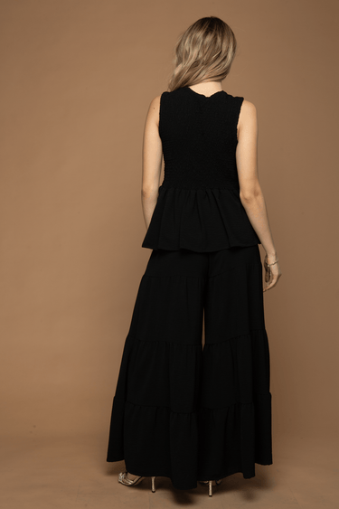 BLUSA SIN MANGA CON SMOCK - Ferriano Store