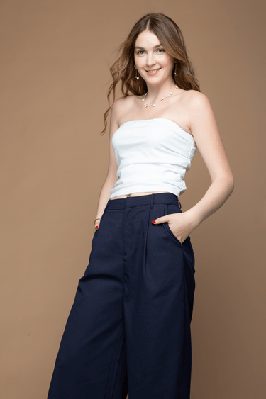 BLUSA STRAPLESS DRAPEADA - Ferriano Store