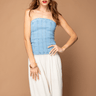 BLUSA STRAPLESS MEZCLILLA - Ferriano Store