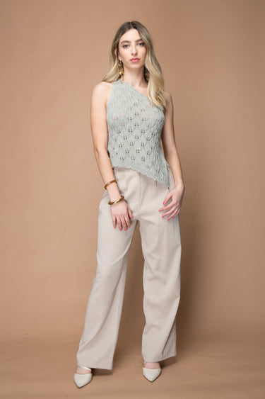 BLUSA TEJIDA ASIMETRICA - Ferriano Store