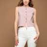 BLUSA TEJIDA CON BOTONES - Ferriano Store