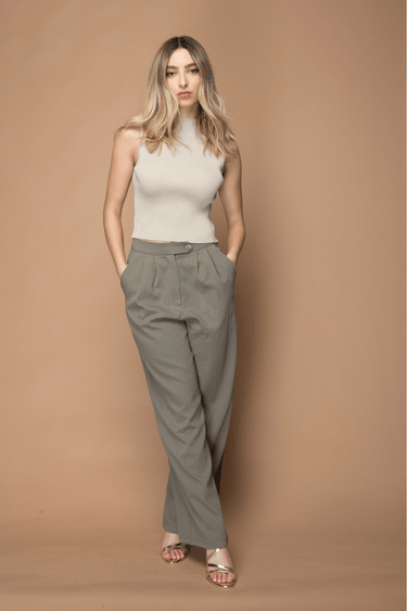 BLUSA TEJIDA CON CUELLO - Ferriano Store