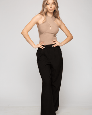 BLUSA TEJIDA CUELLO CRUZADO - Ferriano Store