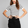 BLUSA TEJIDA DE RAYAS - Ferriano Store