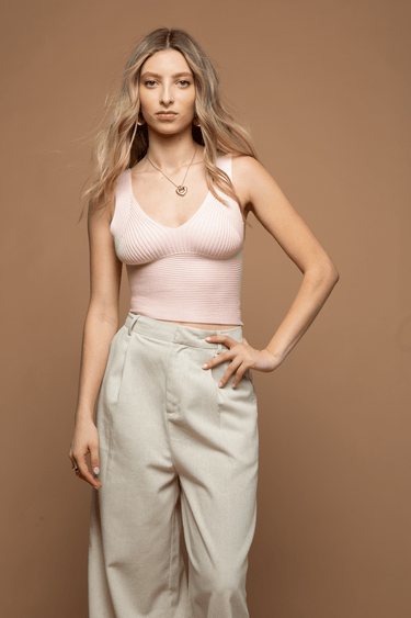 BLUSA TEJIDA SIN MANGAS - Ferriano Store