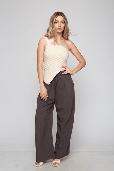 PANTALON ANCHO CINTURA ELÁSTICA - Ferriano Store