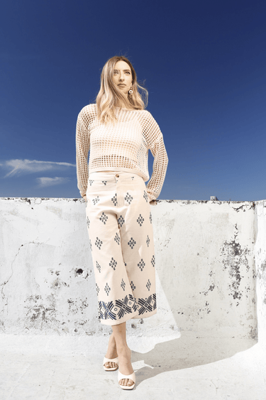 PANTALON BORDADO - Ferriano Store