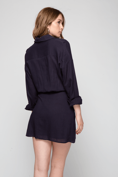 VESTIDO CAMISERO LINO - Ferriano Store