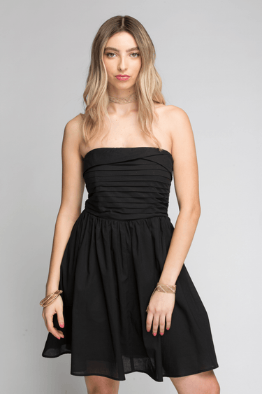 VESTIDO CORTO STRAPLESS - Ferriano Store