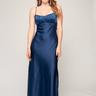 VESTIDO LARGO SATINADO - Ferriano Store