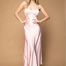 VESTIDO LARGO SATINADO - Ferriano Store