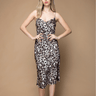 VESTIDO MIDI LEOPARDO - Ferriano Store
